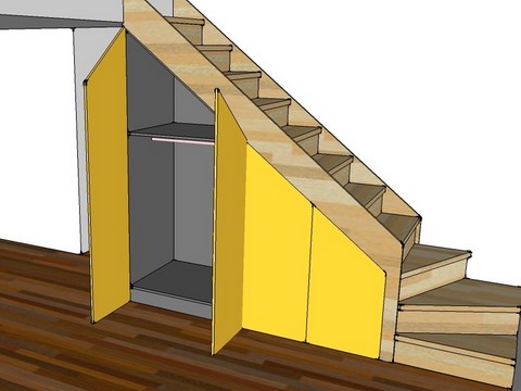 Escalier avec dressing
